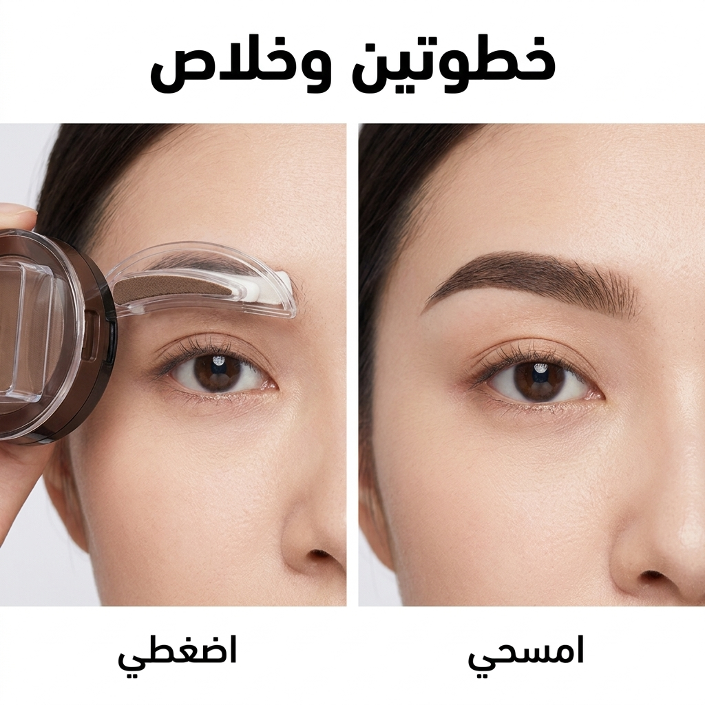 ختم الحواجب | حواجب مرسومة ومتناسقة بـ5 ثواني