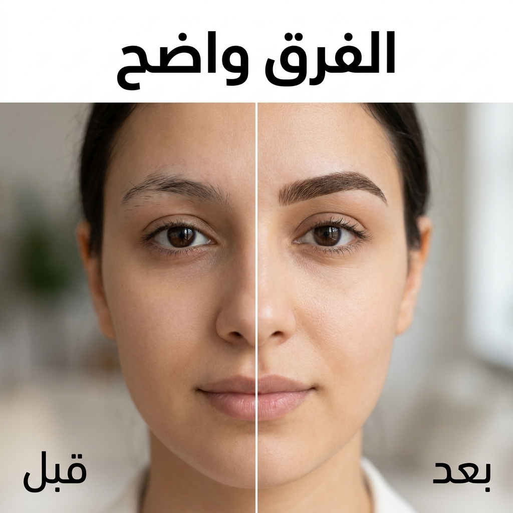 ختم الحواجب | حواجب مرسومة ومتناسقة بـ5 ثواني