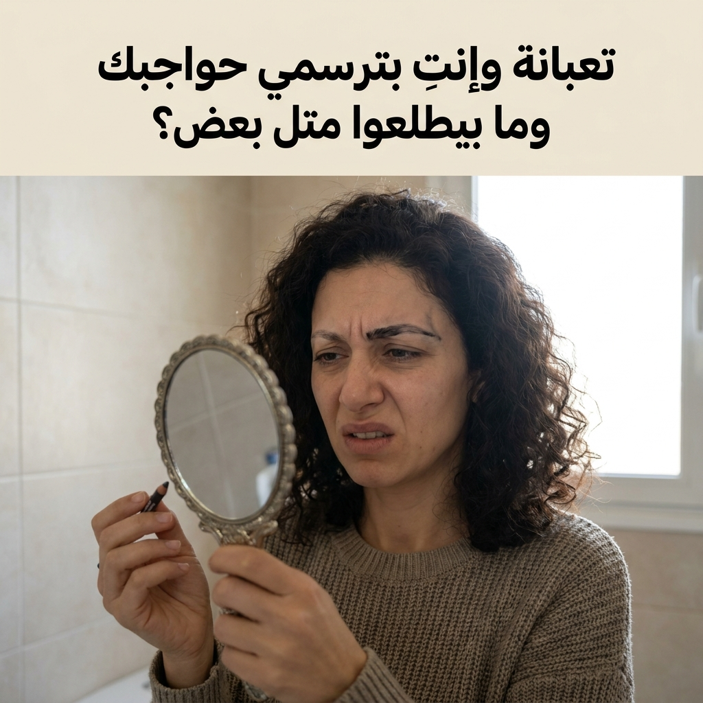 ختم الحواجب | حواجب مرسومة ومتناسقة بـ5 ثواني