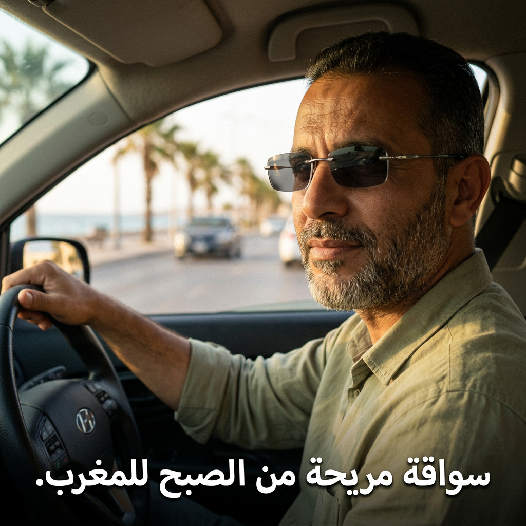 سواقة مريحة من الصبح للمغرب
