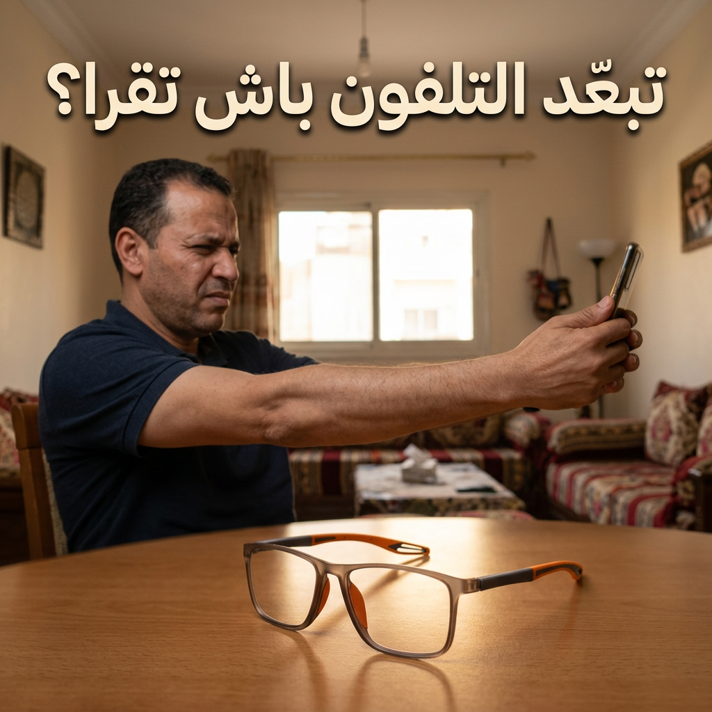 تبعّد التلفون باش تقرا؟
